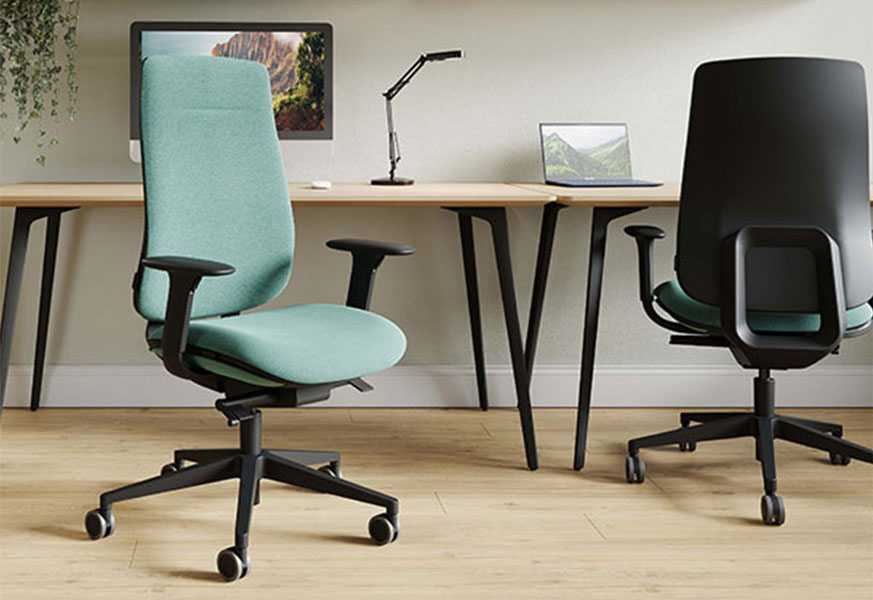 Fauteuil de bureau ergonomique - Fauteuil de bureau pivotant confortable avec  accoudoirs rabattables et hauteur réglable