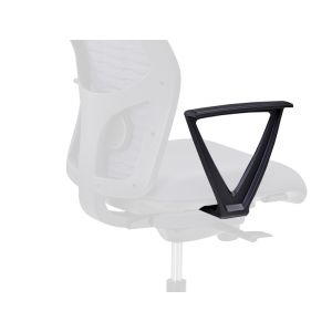 Accoudoirs fixes en triangle noirs pour chaise de bureau