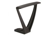 Accoudoirs fixes en triangle noirs pour chaise de bureau 2