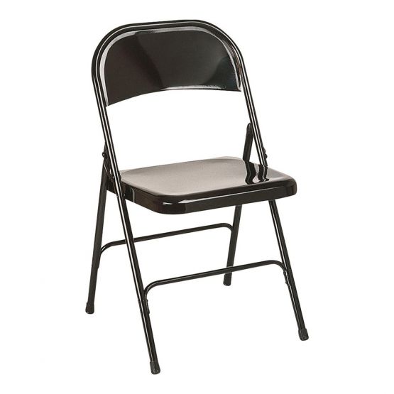 chaise-pliante-en-metal-noir-pas-cher-PLIA