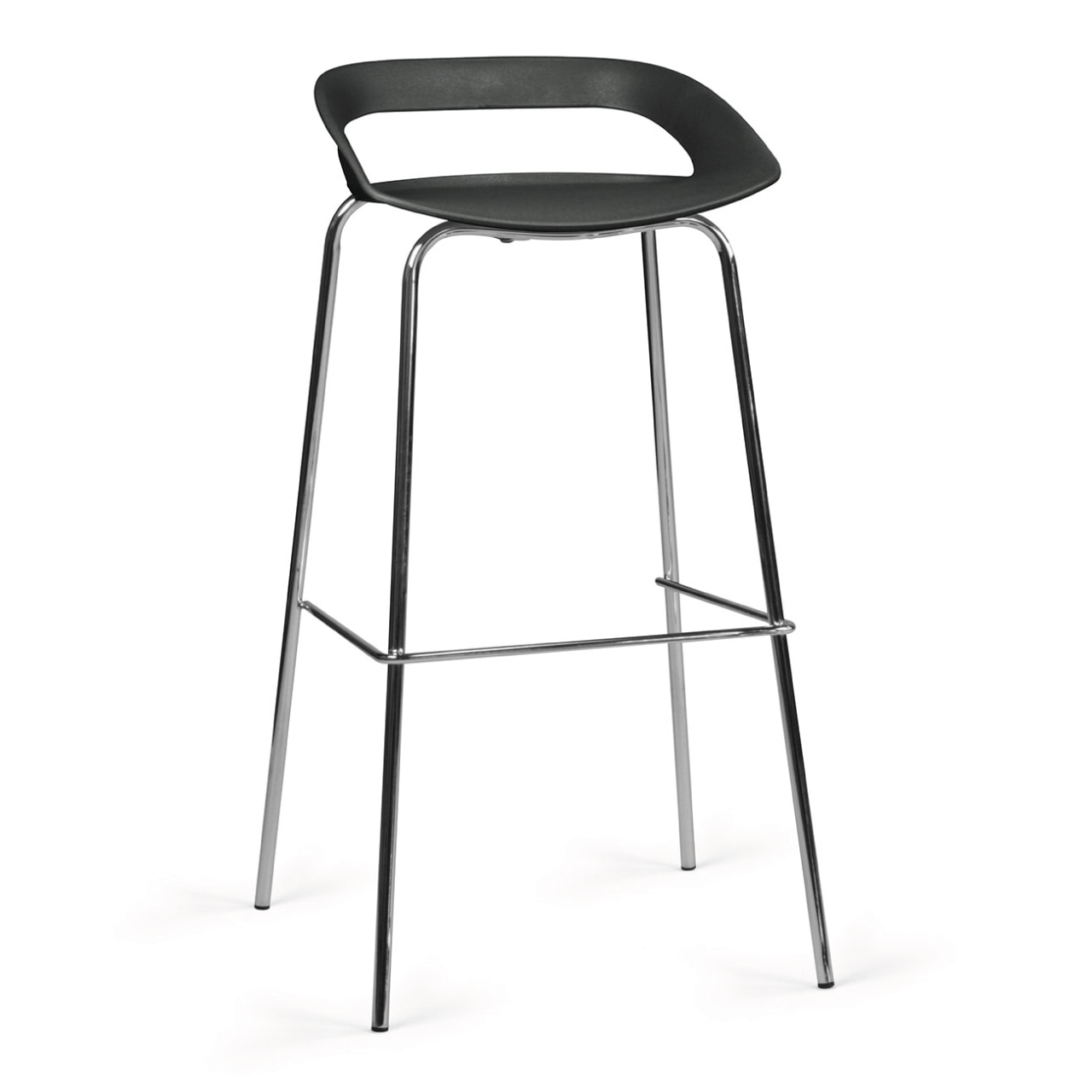 Tabouret De Bar Moderne Bimbo Avec Pieds Chromes Prosiege