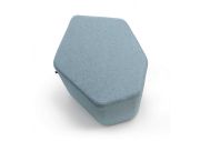 Pouf d'accueil bas design personnalisable BAZALTO-BA 9