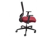 Fauteuil de bureau synchrone en résille et tissu Tanya 9