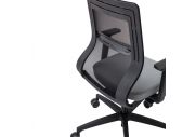 Fauteuil de bureau synchrone en résille et tissu Tanya 10