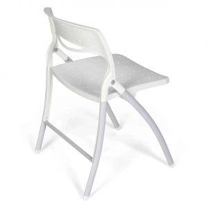 Chaise pliable en acier et en polypropylène ELIO