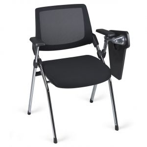 Chaise pliante empilable en acier et plastique NINA