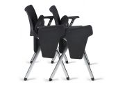 Chaise pliante empilable en acier et plastique NINA 3
