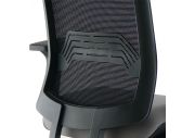 Fauteuil Wi-Max noir résille avec têtière 9