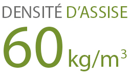 Densité d'assise 60 kg/m3