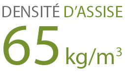 Densité d'assise 65 kg/m3