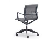 Fauteuil bas dossier Luma noir 6