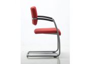 Fauteuil moyen dossier piètement luge Zoom 6