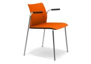 Chaise 4 pieds Adela tapissée 6
