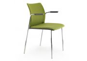 Chaise 4 pieds Adela tapissée 5