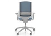 Chaise ergonomique blanche tapissé LightUp 7