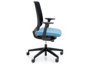 Chaise ergonomique noire résille LightUp 11