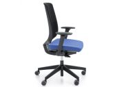 Chaise ergonomique noire résille LightUp 8