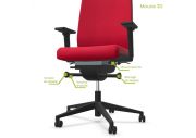 Fauteuil F1 tapissé avec têtière 8