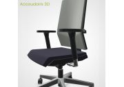 Fauteuil Tela dossier en résille 27