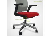 Fauteuil Tela dossier en résille 21