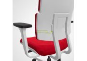 Fauteuil Wi-Max blanc tapissé avec têtière 10