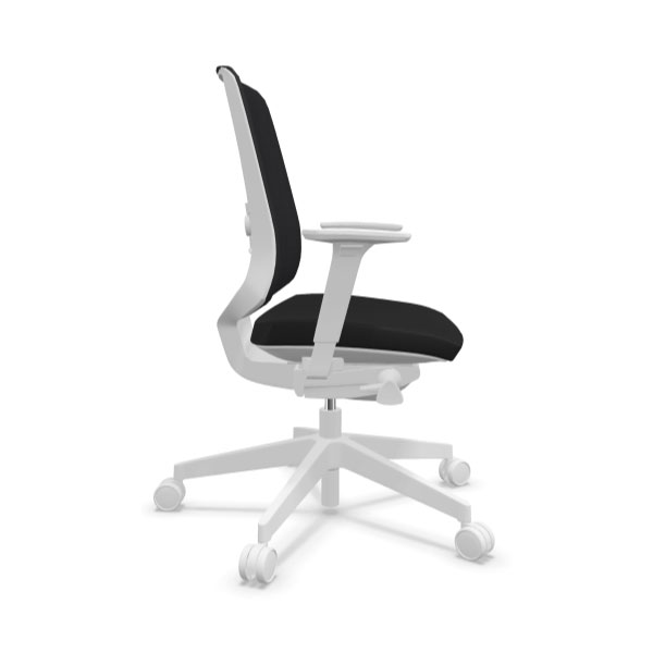 Chaise ergonomique blanche résille LightUp - Profim - Prosiege