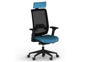 Fauteuil Wi-Max noir résille avec têtière 5