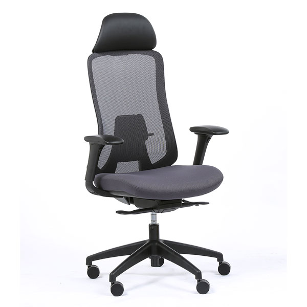 Fauteuil de bureau ergonomique noir - RETIF