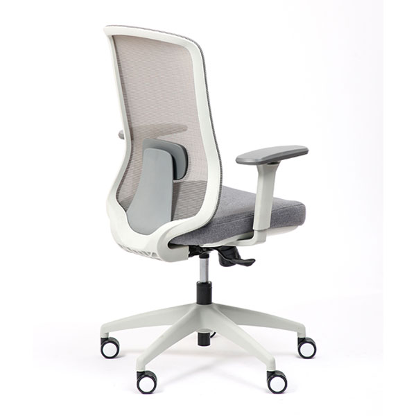 Chaise ergonomique blanche Lando - OfficePro - Prosiege