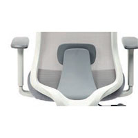 Chaise ergonomique blanche Lando — vue 22