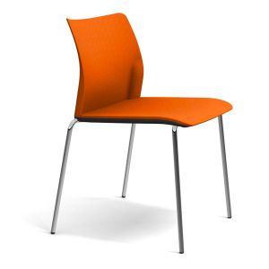 Chaise 4 pieds Adela tapissée