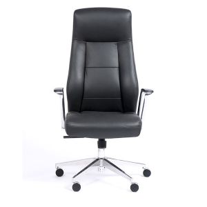 Fauteuil de direction en cuir Amboise