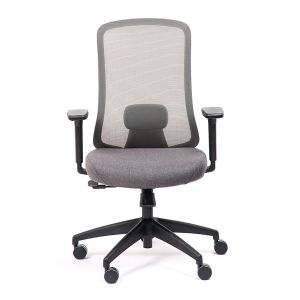 Chaise ergonomique noire Lando