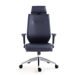 Fauteuil de direction en similicuir avec têtière Langeais