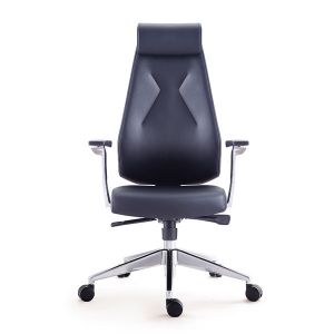 Fauteuil synchrone de direction en similicuir Villandry