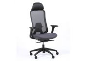 Fauteuil de bureau ergonomique avec têtière Fedo 01 Noir 3