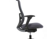 Fauteuil de bureau ergonomique avec têtière Fedo 01 Noir 12