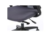 Fauteuil de bureau ergonomique avec têtière Fedo 01 Noir 17