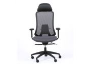 Fauteuil de bureau ergonomique avec têtière Fedo 01 Noir 1