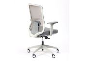 Chaise ergonomique blanche Lando 1