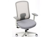 Chaise ergonomique blanche Lando 9