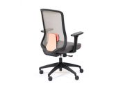 Chaise ergonomique noire Lando 1