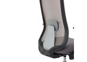 Chaise ergonomique noire avec têtière Lando 14
