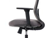 Chaise ergonomique noire avec têtière Lando 11