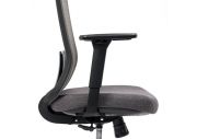 Chaise ergonomique noire avec têtière Lando 14