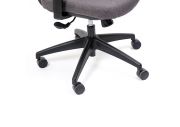 Chaise ergonomique noire avec têtière Lando 16