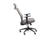 Chaise ergonomique noire avec têtière Lando 8