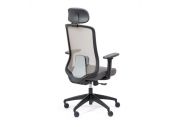 Chaise ergonomique noire avec têtière Lando 4