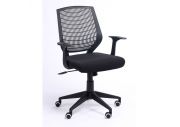 Chaise de bureau noire dossier polypropylène Newton 4