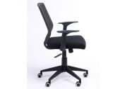 Chaise de bureau noire dossier polypropylène Newton 3